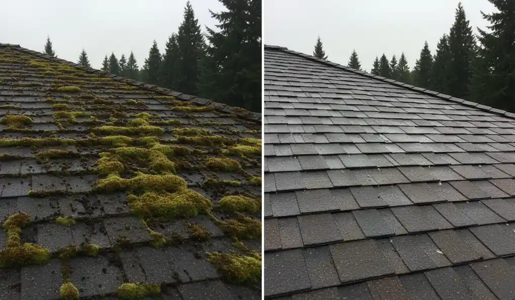 Roof Moss Treatment Cost vs. Replacement — Which Do You Actually Need?